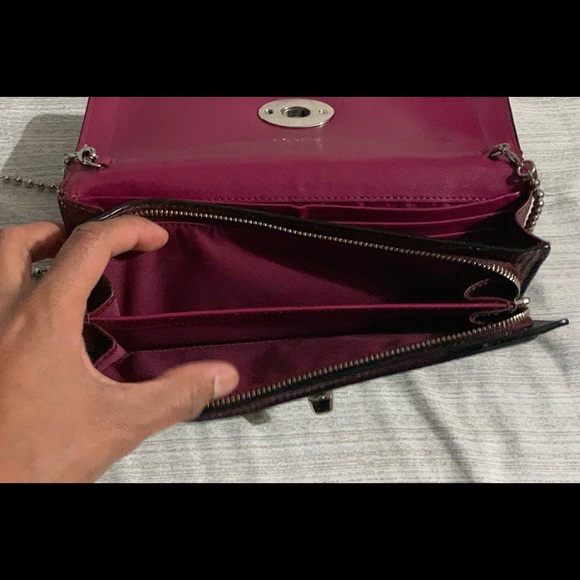 Coach Leather Snake embossed Wallet - Picture 6 of 13